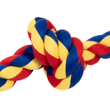 Close view of the six-knot rope construction
