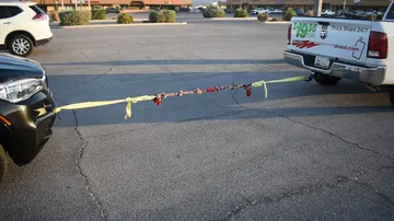 Original staged rope demonstration in a parking lot